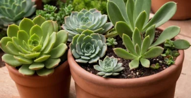 Cuidado suculento: Sigue estos consejos para mantener tus plantas sanas y mantener hojas verdes crudas con una frase simple. (Traducción: Cuidado para los suculentas: siga estos consejos para mantener sus plantas sanas y prevenir la pérdida de hojas en inglés