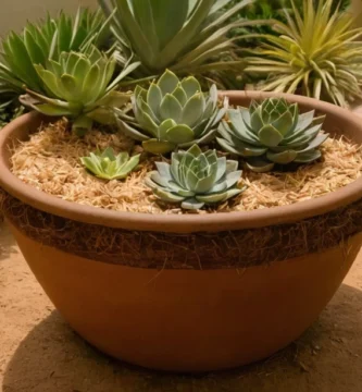 Ramo de flores rebosante de suculentas