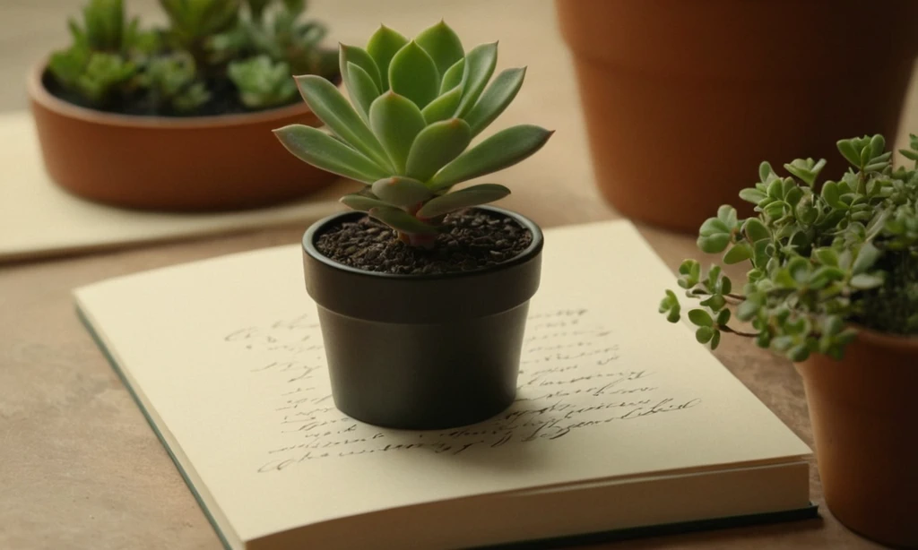 Señal de cuidados suculentos con un pequeño símbolo de planta: medidas preventivas seguidas de nutrir consejos en caligrafía a mano.