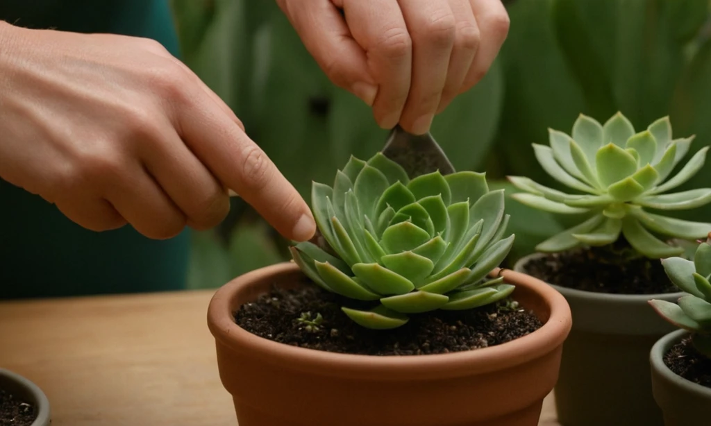 Planificando un pequeño suculento interior con consejos de experto en jardinería