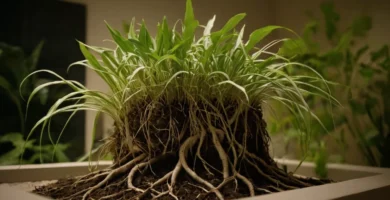 Las plantas se marchitan a medida que su crecimiento está inhibido por el espacio encerrado