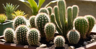 Una guía de cuidado de plantas abre en un día soleado
